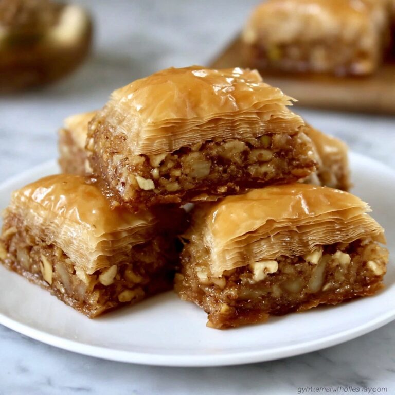 Apple Pie Baklava with Maple Syrup Recipe