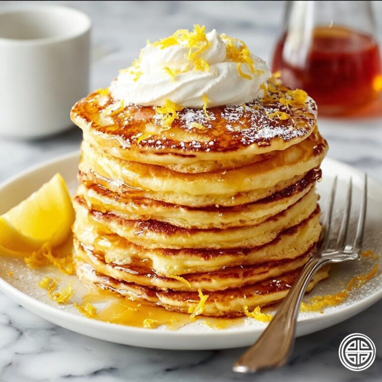Lemon Ricotta Protein Pancakes Recipe