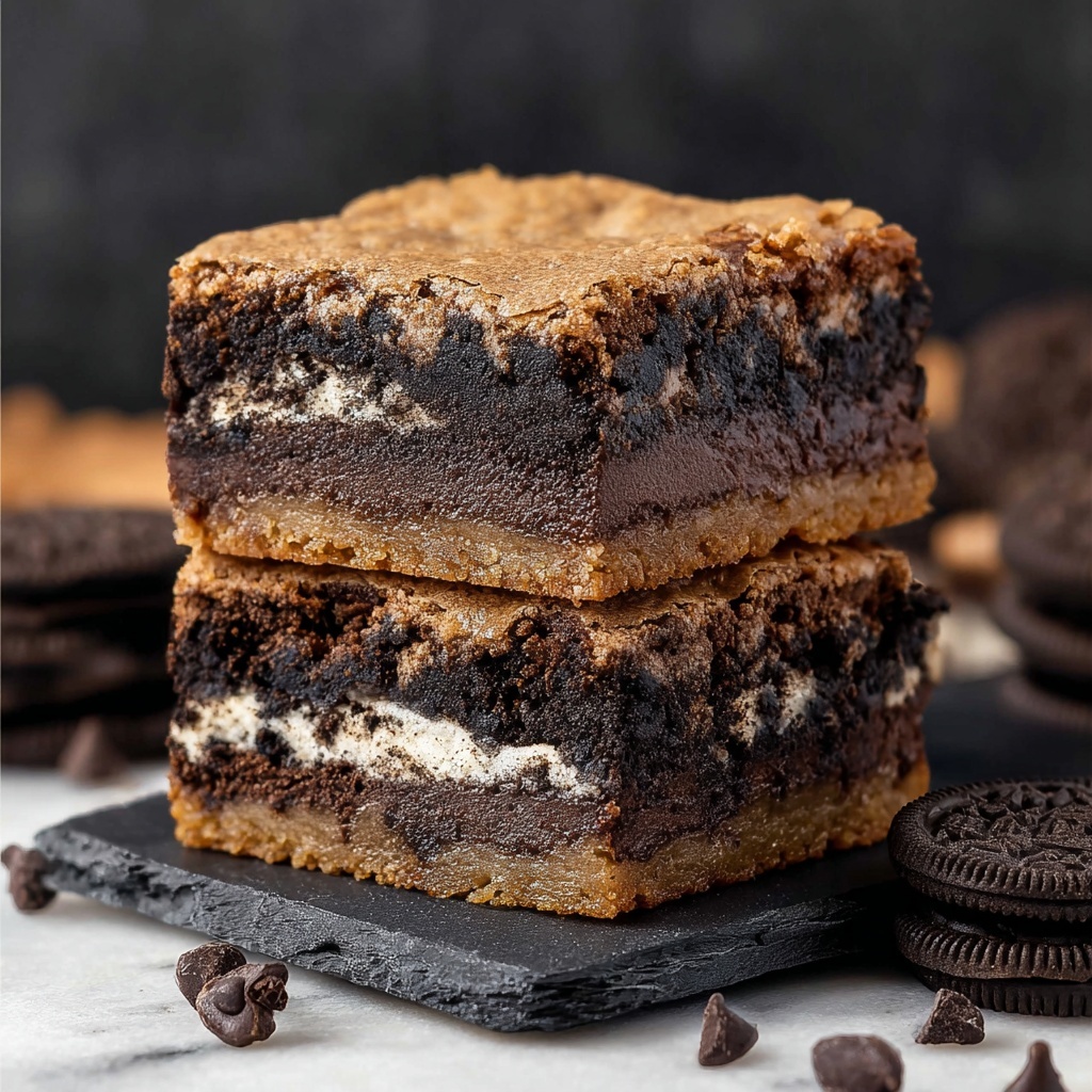 Irresistible Slutty Blondies: A Gooey Delight Recipe - Recipe Image