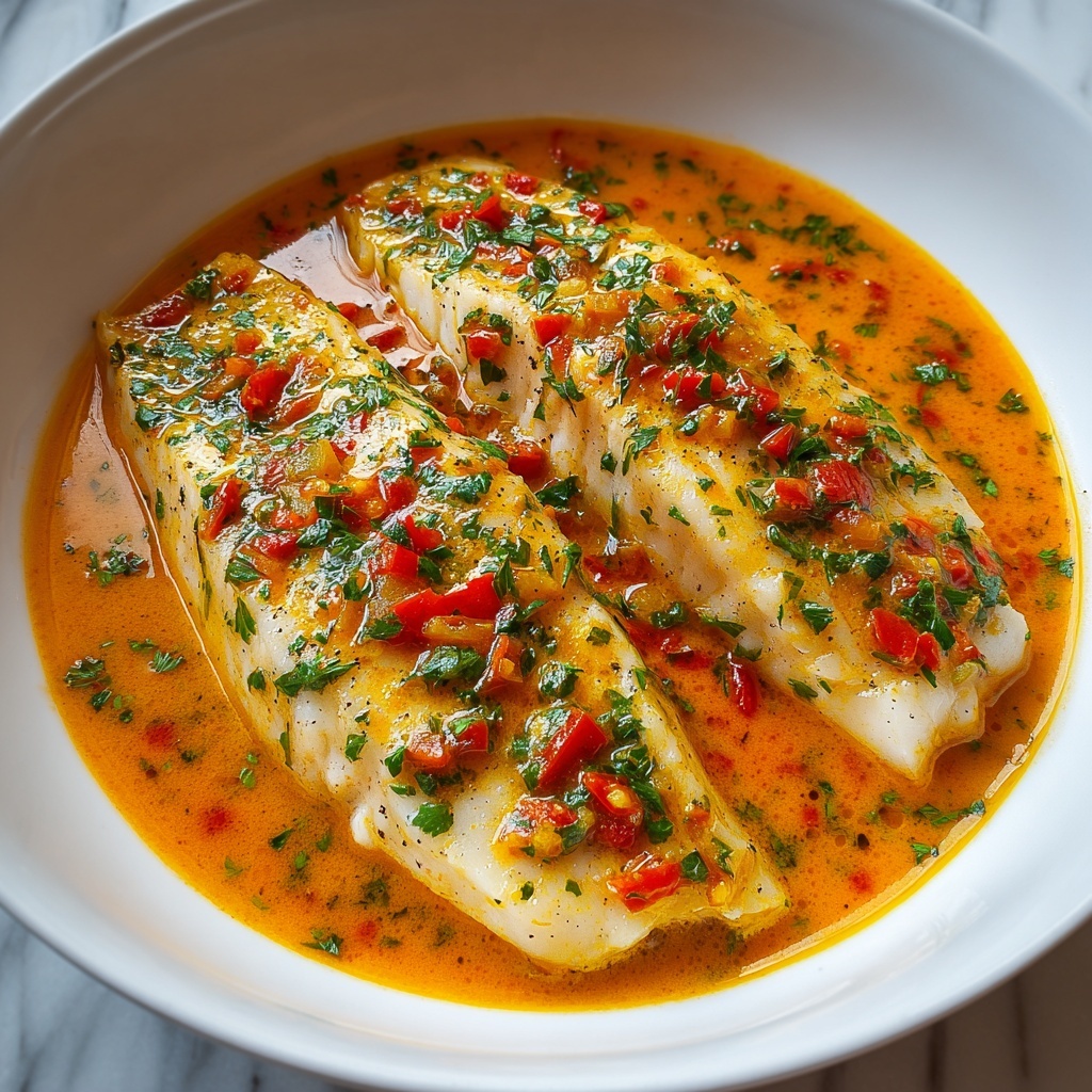 Tilapia in Roasted Pepper Sauce Recipe - Recipe Image