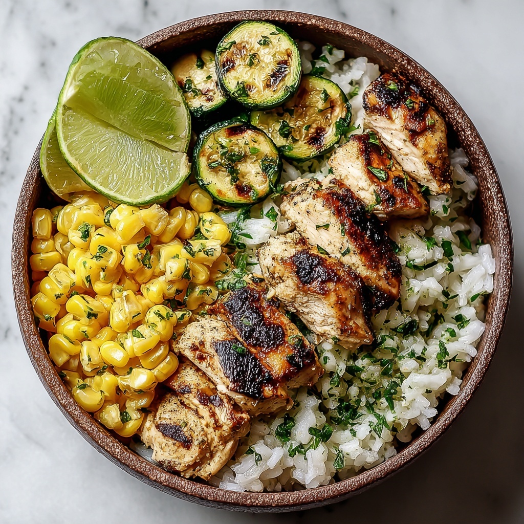 Cozy Corn Chicken Rice Bowl Recipe - Recipe Image