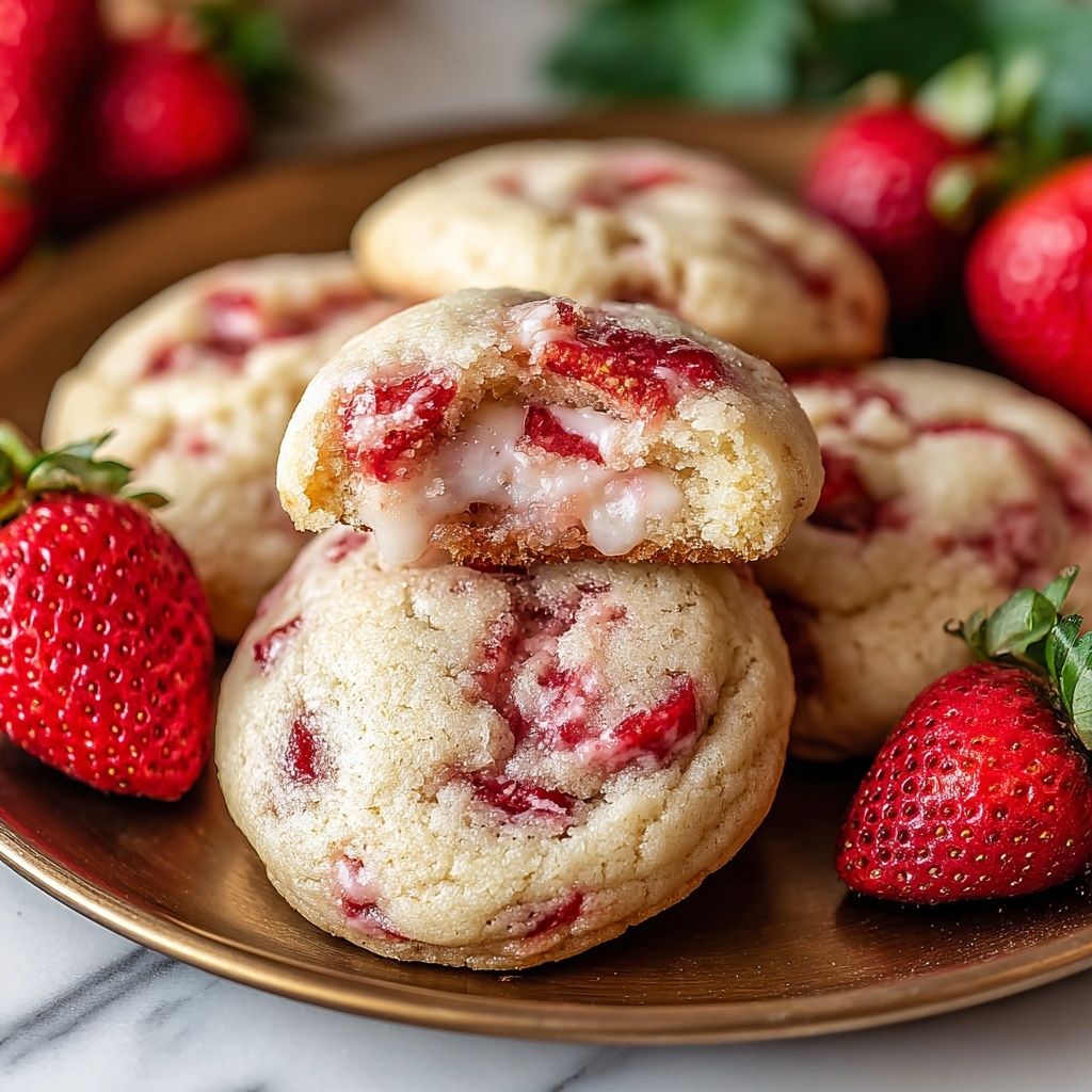 Strawberry Cheesecake Cookies Recipe - Recipe Image