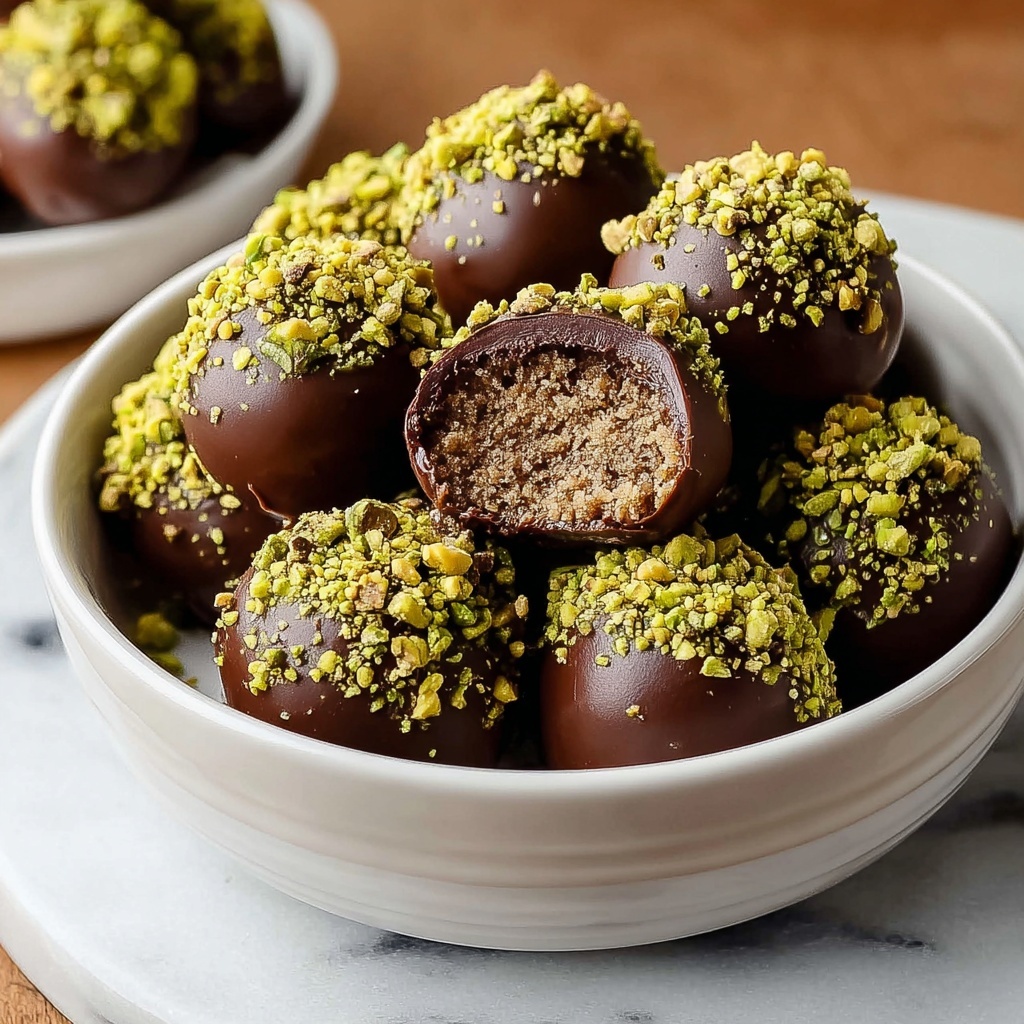 Dubai White Chocolate Pistachio Balls Recipe - Recipe Image