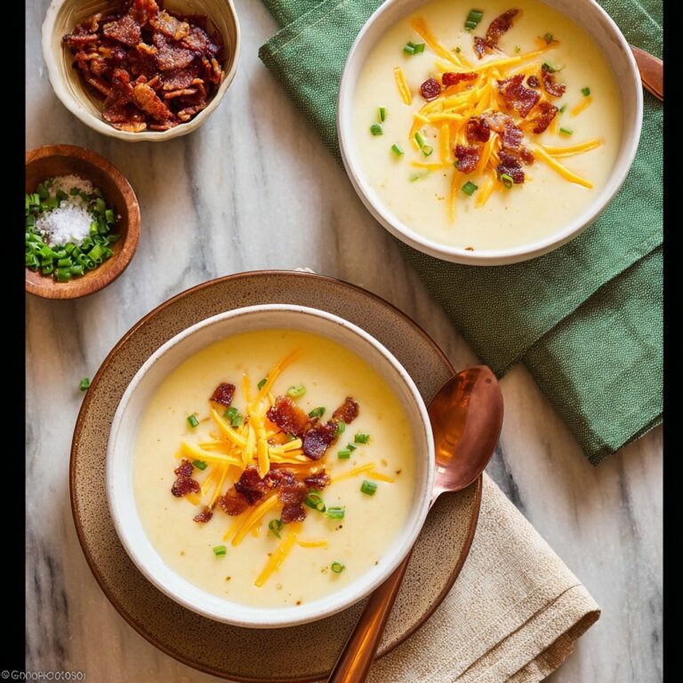 Creamy Baked Potato Soup Recipe