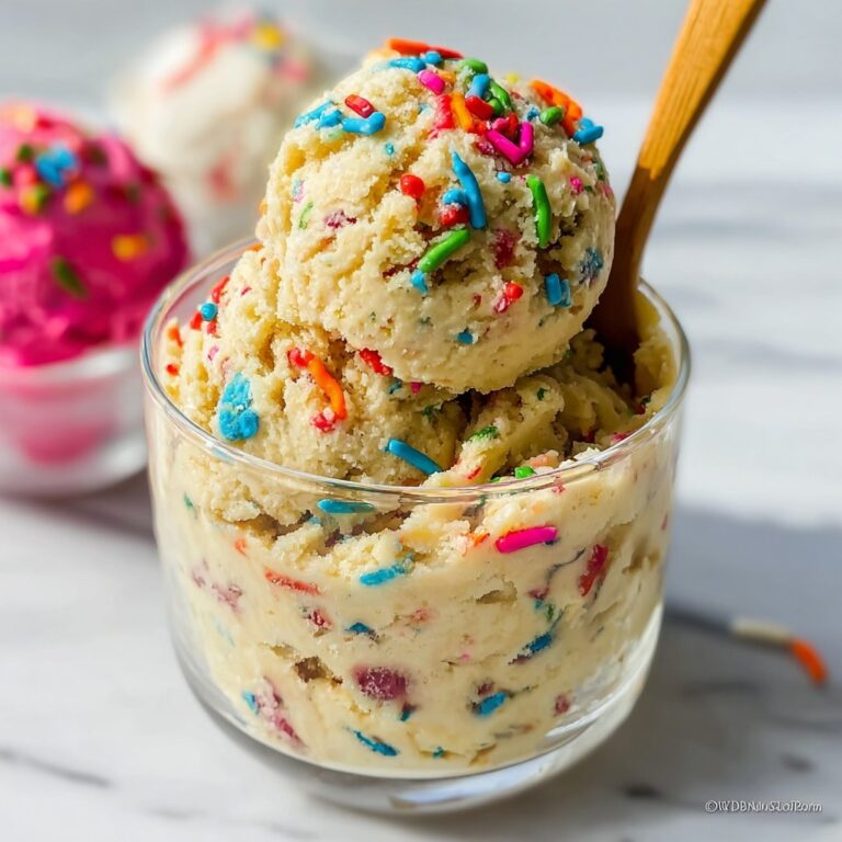 Birthday Cake Protein Cookie Dough Recipe