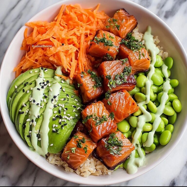Salmon Teriyaki Bowl with Spicy Yogurt Sauce Recipe