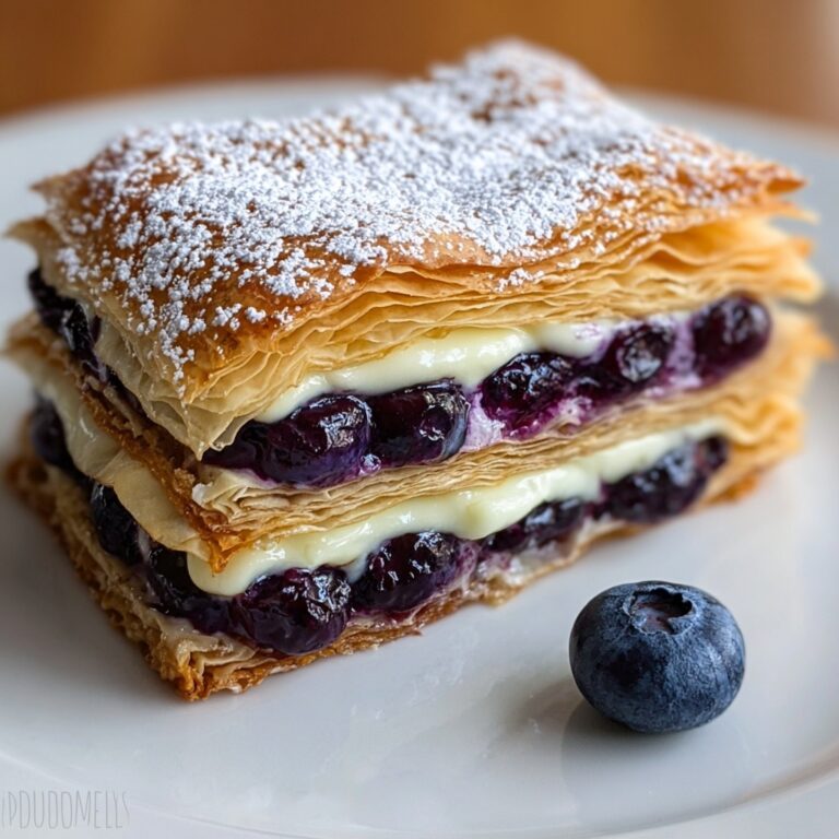 Blueberry Cream Cheese Puff Pastry Recipe