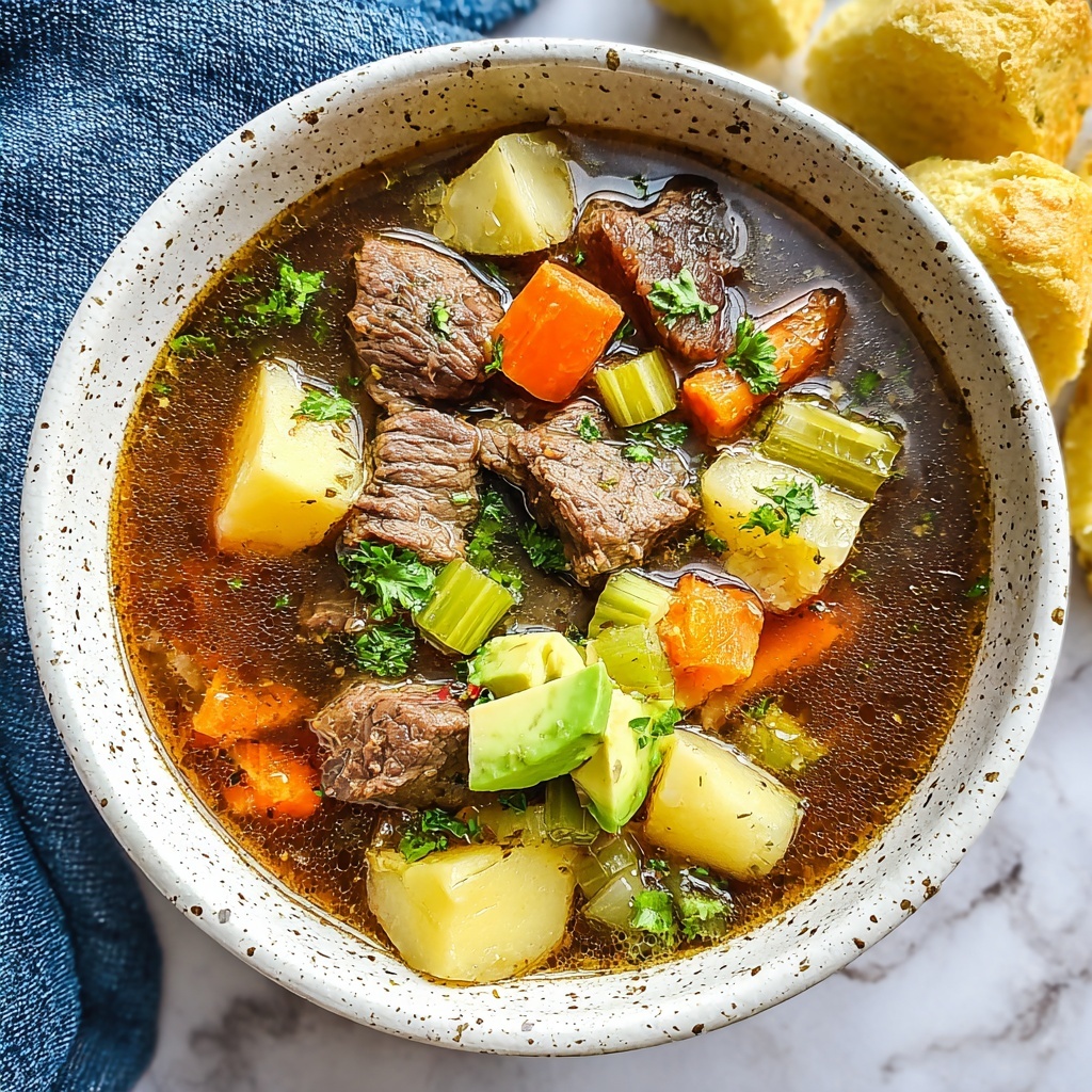 Caldo de Res: Hearty Mexican Beef Vegetable Soup Recipe - Recipe Image