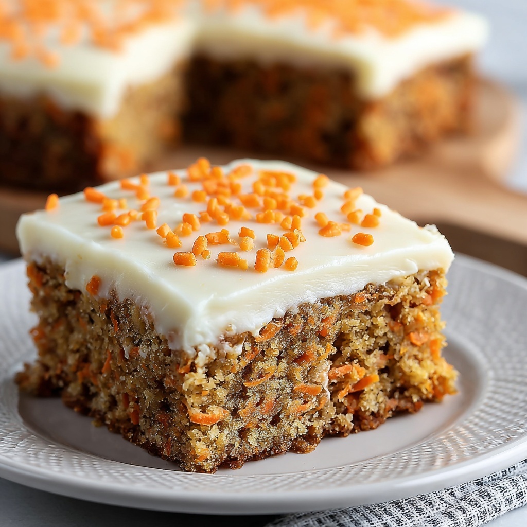 Carrot Cake Bars Recipe - Recipe Image