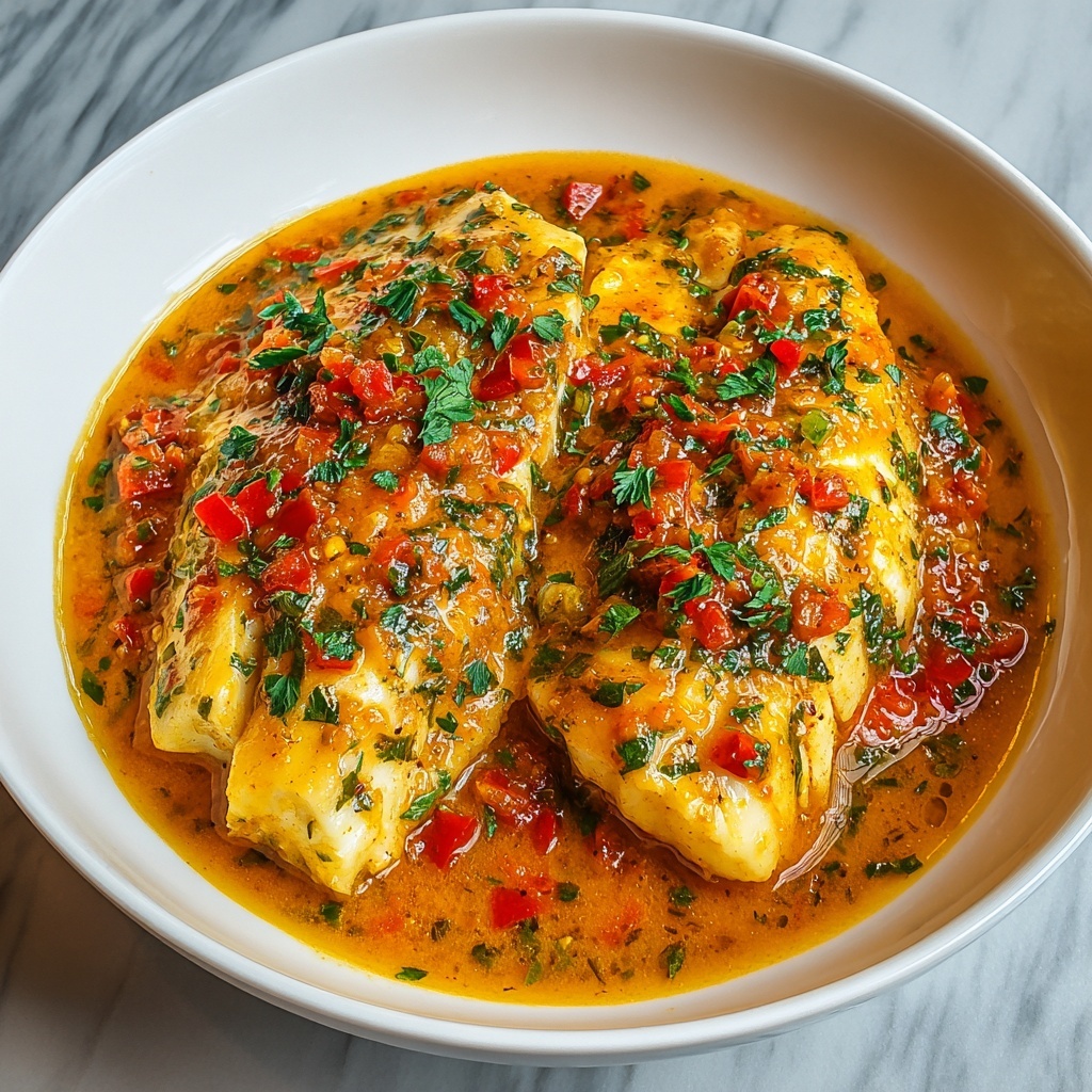 Tilapia in Roasted Pepper Sauce Recipe - Recipe Image