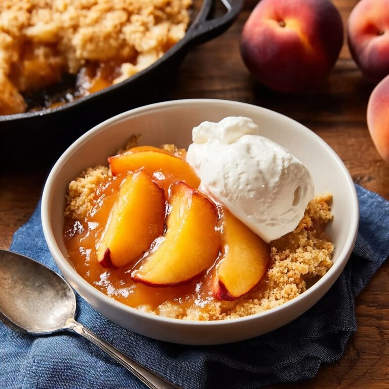 Fresh Peach Cobbler Recipe