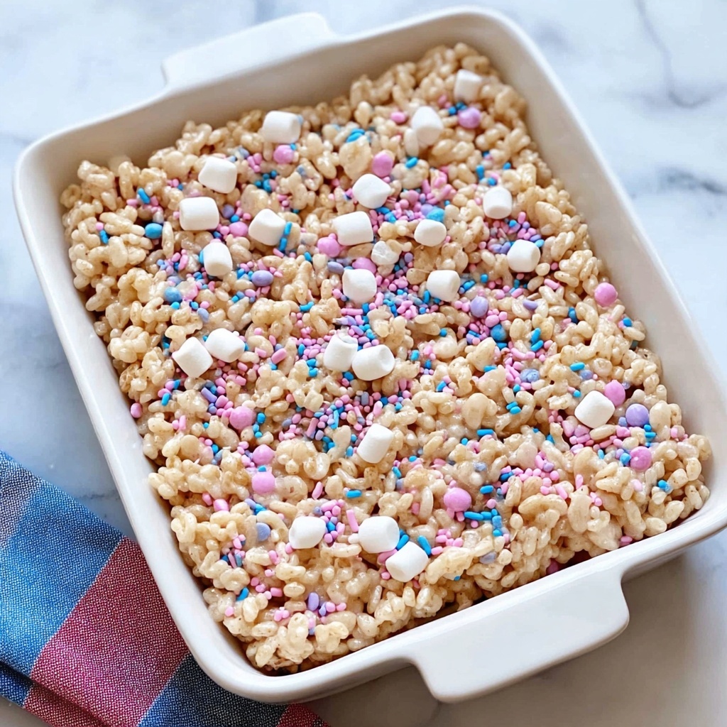 Cake Batter Rice Krispie Treats Recipe - Recipe Image