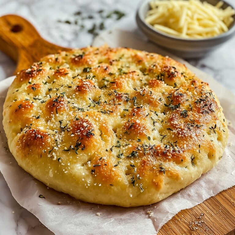 Garlic Parmesan Focaccia Bread Recipe