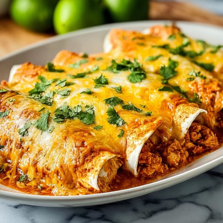 High Protein Creamy Chili Chicken Enchiladas Recipe