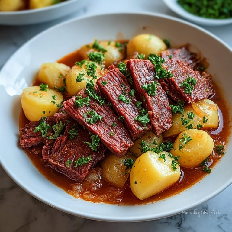 Melt-in-Your-Mouth Slow Cooker Corned Beef Comfort Dish Recipe
