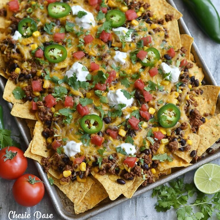 Easy Loaded Sheet Pan Nachos Recipe