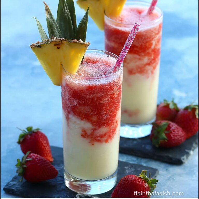 Virgin Strawberry Pina Colada Recipe