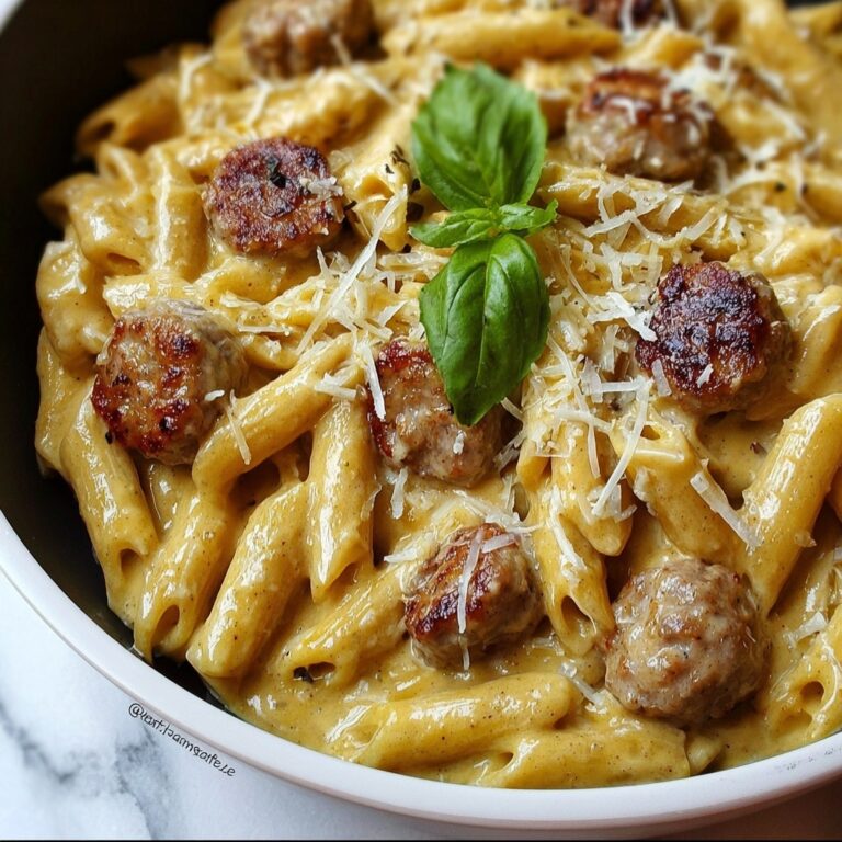 One-Pot Creamy Honey Chicken & Sausage Pasta Recipe