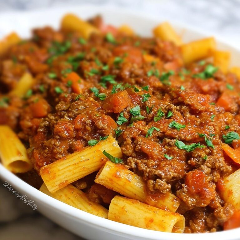 Classic Homemade Bolognese Sauce Recipe